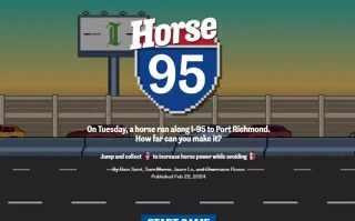 95号公路狂奔马成热点新闻《费城询问报》推恶搞游戏《Horse 95》梨形我宣布！小个子很适合这么穿！