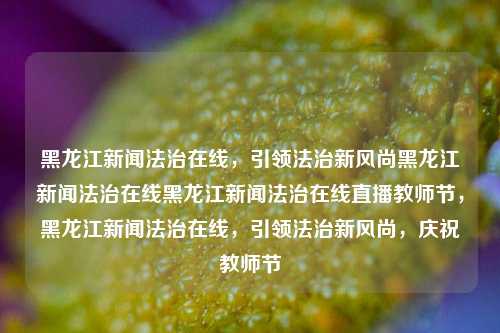 黑龙江新闻法治在线，引领法治新风尚黑龙江新闻法治在线黑龙江新闻法治在线直播教师节，黑龙江新闻法治在线，引领法治新风尚，庆祝教师节，黑龙江新闻法治在线，引领法治风尚，欢庆教师节