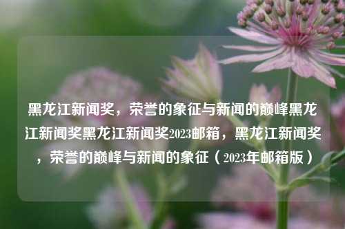 黑龙江新闻奖，荣誉的象征与新闻的巅峰黑龙江新闻奖黑龙江新闻奖2023邮箱，黑龙江新闻奖，荣誉的巅峰与新闻的象征（2023年邮箱版），黑龙江新闻奖，新闻界的荣誉巅峰与象征