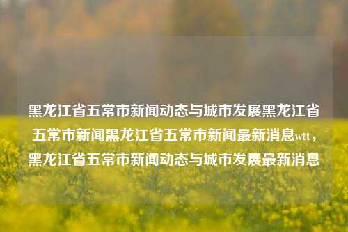 黑龙江省五常市新闻动态与城市发展黑龙江省五常市新闻黑龙江省五常市新闻最新消息wtt，黑龙江省五常市新闻动态与城市发展最新消息，黑龙江省五常市新闻动态与城市发展的最新消息