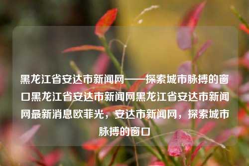 黑龙江省安达市新闻网——探索城市脉搏的窗口黑龙江省安达市新闻网黑龙江省安达市新闻网最新消息欧菲光，安达市新闻网，探索城市脉搏的窗口，安达市新闻网，城市脉搏的探索窗口