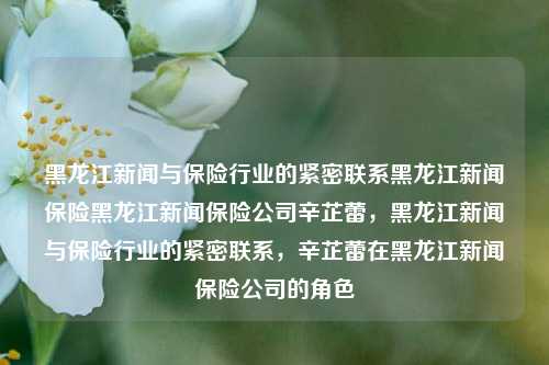 黑龙江新闻与保险行业的紧密联系黑龙江新闻保险黑龙江新闻保险公司辛芷蕾，黑龙江新闻与保险行业的紧密联系，辛芷蕾在黑龙江新闻保险公司的角色，黑龙江新闻与保险行业的紧密联系，辛芷蕾在黑龙江新闻保险公司的角色与贡献