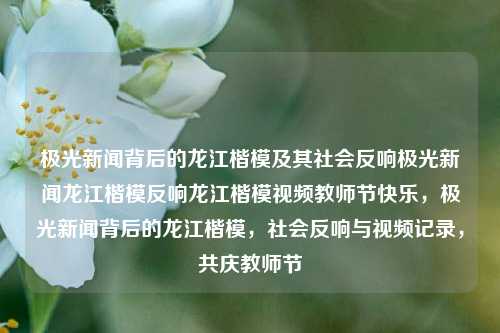 极光新闻背后的龙江楷模及其社会反响极光新闻龙江楷模反响龙江楷模视频教师节快乐，极光新闻背后的龙江楷模，社会反响与视频记录，共庆教师节，龙江楷模，极光新闻背后的社会反响与视频记录