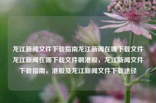 龙江新闻文件下载指南龙江新闻在哪下载文件龙江新闻在哪下载文件啊港股，龙江新闻文件下载指南，港股及龙江新闻文件下载途径，龙江新闻文件下载途径及港股信息获取指南