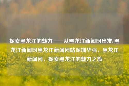 探索黑龙江的魅力——从黑龙江新闻网出发r黑龙江新闻网黑龙江新闻网站深圳华强，黑龙江新闻网，探索黑龙江的魅力之旅，从黑龙江新闻网启程的探索之旅——领略黑龙江的独特魅力