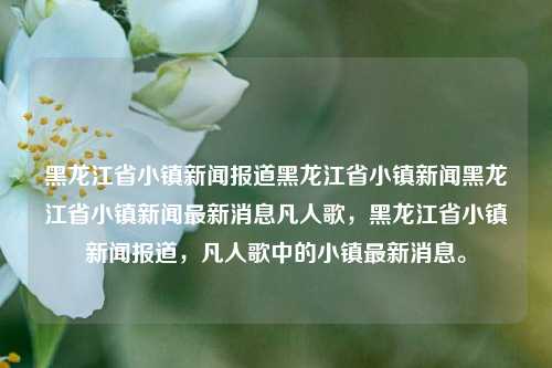 黑龙江省小镇新闻报道黑龙江省小镇新闻黑龙江省小镇新闻最新消息凡人歌，黑龙江省小镇新闻报道，凡人歌中的小镇最新消息。，黑龙江省小镇新闻报道，凡人歌中的小镇最新动态