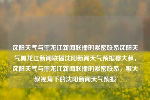 沈阳天气与黑龙江新闻联播的紧密联系沈阳天气黑龙江新闻联播沈阳新闻天气预报穆大叔，沈阳天气与黑龙江新闻联播的紧密联系，穆大叔视角下的沈阳新闻天气预报，沈阳天气与黑龙江新闻联播的紧密关系，穆大叔视角下的天气预报与新闻动态