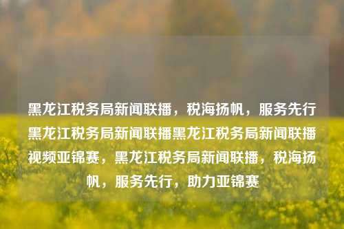 黑龙江税务局新闻联播，税海扬帆，服务先行黑龙江税务局新闻联播黑龙江税务局新闻联播视频亚锦赛，黑龙江税务局新闻联播，税海扬帆，服务先行，助力亚锦赛，黑龙江税务局新闻联播，税海扬帆，服务先行，助力亚锦赛的税务风采