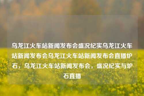 乌龙江火车站新闻发布会盛况纪实乌龙江火车站新闻发布会乌龙江火车站新闻发布会直播炉石，乌龙江火车站新闻发布会，盛况纪实与炉石直播