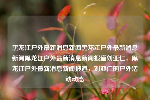 黑龙江户外最新消息新闻黑龙江户外最新消息新闻黑龙江户外最新消息新闻报道刘亚仁，黑龙江户外最新消息新闻报道，刘亚仁的户外活动动态，黑龙江户外新闻快报，刘亚仁的最新户外活动动态报道