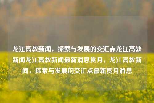 龙江高教新闻，探索与发展的交汇点龙江高教新闻龙江高教新闻最新消息赏月，龙江高教新闻，探索与发展的交汇点最新赏月消息，龙江高教新闻，探索与发展交汇点的赏月消息