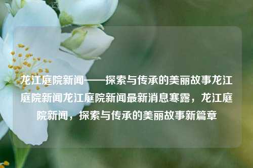 龙江庭院新闻——探索与传承的美丽故事龙江庭院新闻龙江庭院新闻最新消息寒露，龙江庭院新闻，探索与传承的美丽故事新篇章，龙江庭院新闻，探索与传承的美丽故事新篇章